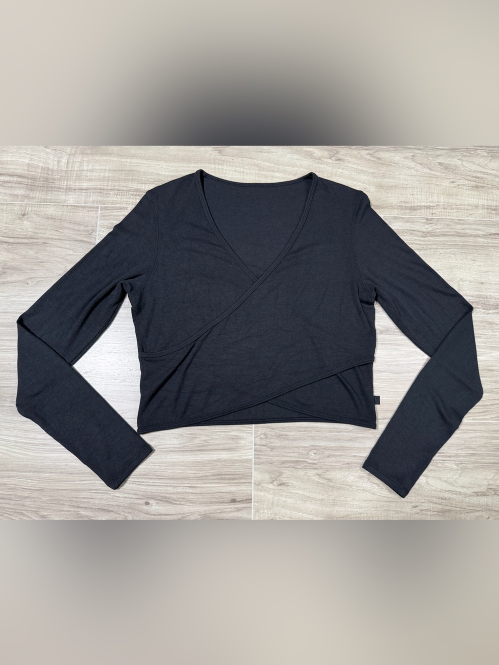 Lululemon Wrap Front Ribbed Long Sleeve Top NWOT